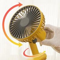 Thumbnail for CREATIVE HANDHELD PORTABLE MINI OFFICE DESKTOP FAN