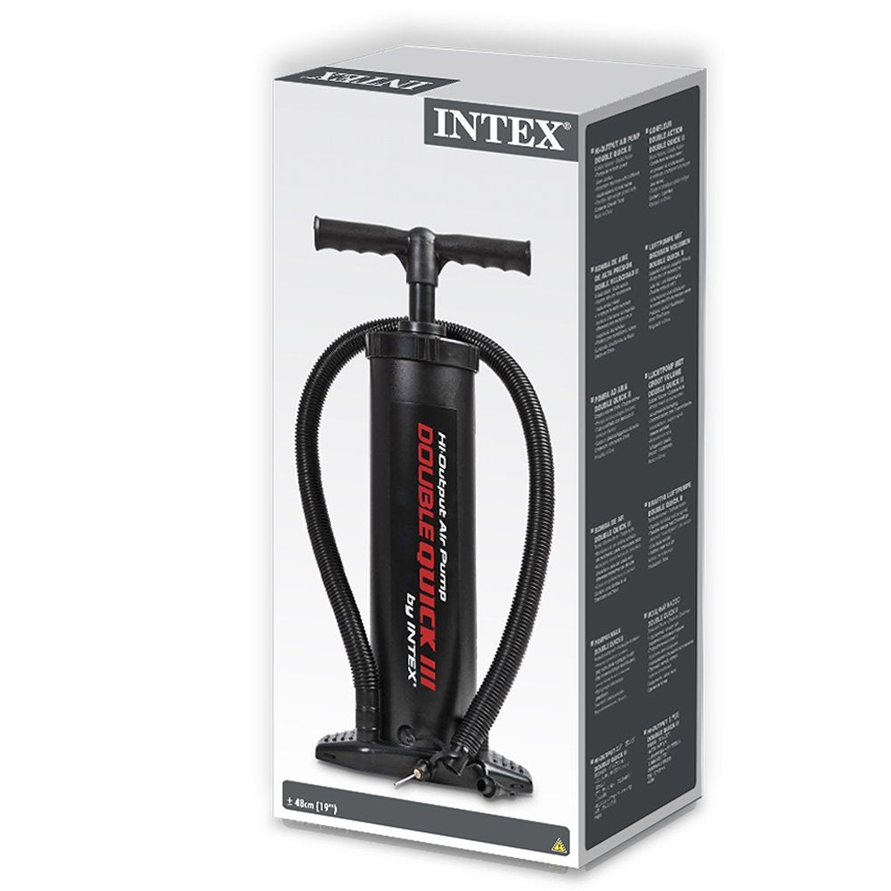 INTEX HI-OUTPUT AIR PUMP DOUBLE QUICK III HAND PUMP - 68615