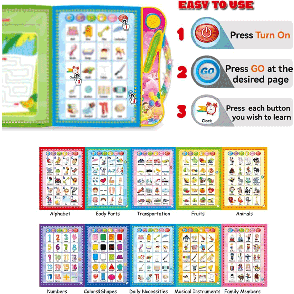 E LEARNING ENGLISH BOOK FOR TODDLERS