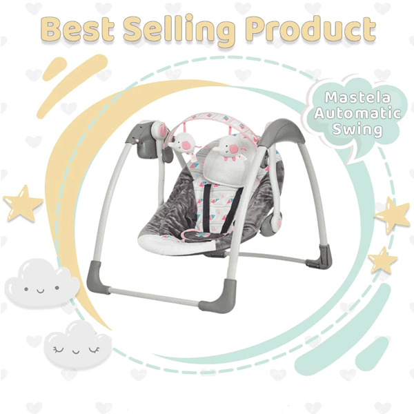 MASTELA DELUX - PORTABLE BABY ELECTRIC SWING