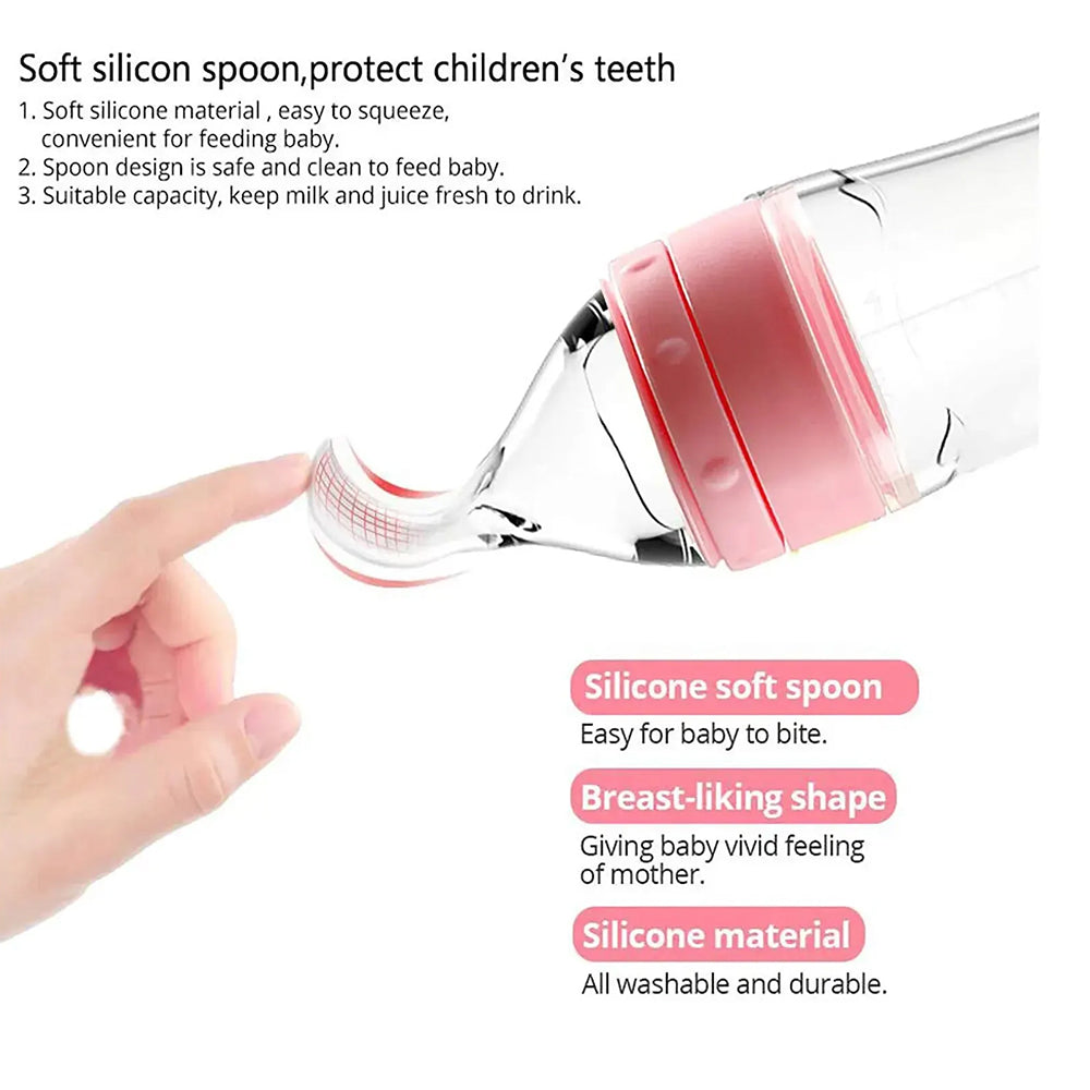 BABY SILICONE FEEDING SPOON