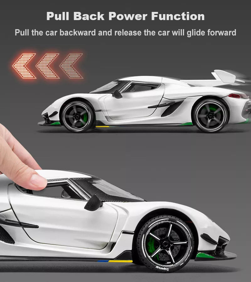 1:24 KOENIGSEGG JESKO ALLOY DIECAST MODEL