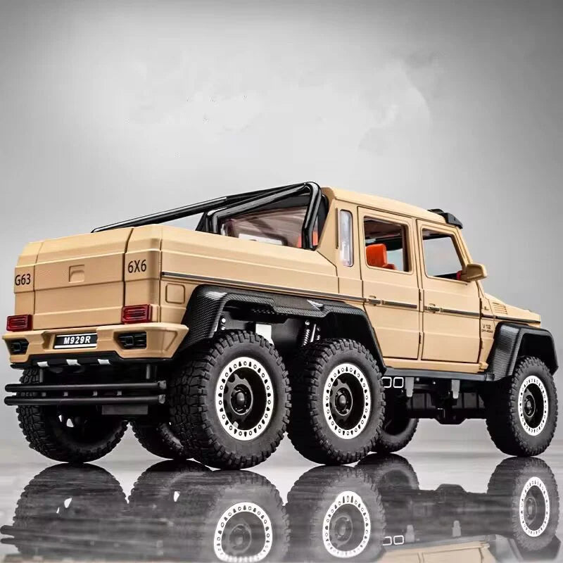 1:24 MERCEDES G63 AMG 6X6 ALLOY DIECAST MODEL