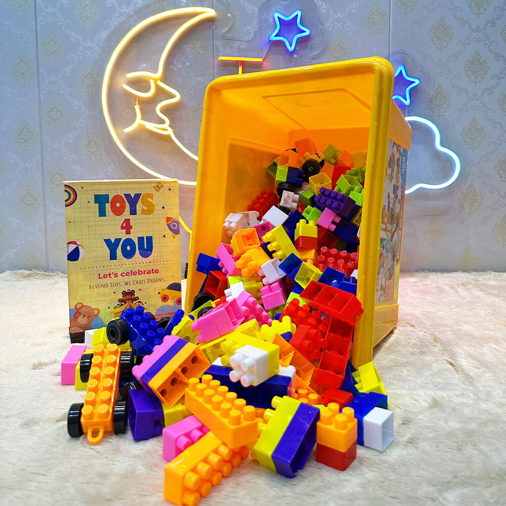 WONDER-PLAY BLOCKS BUCKET - 300 PC