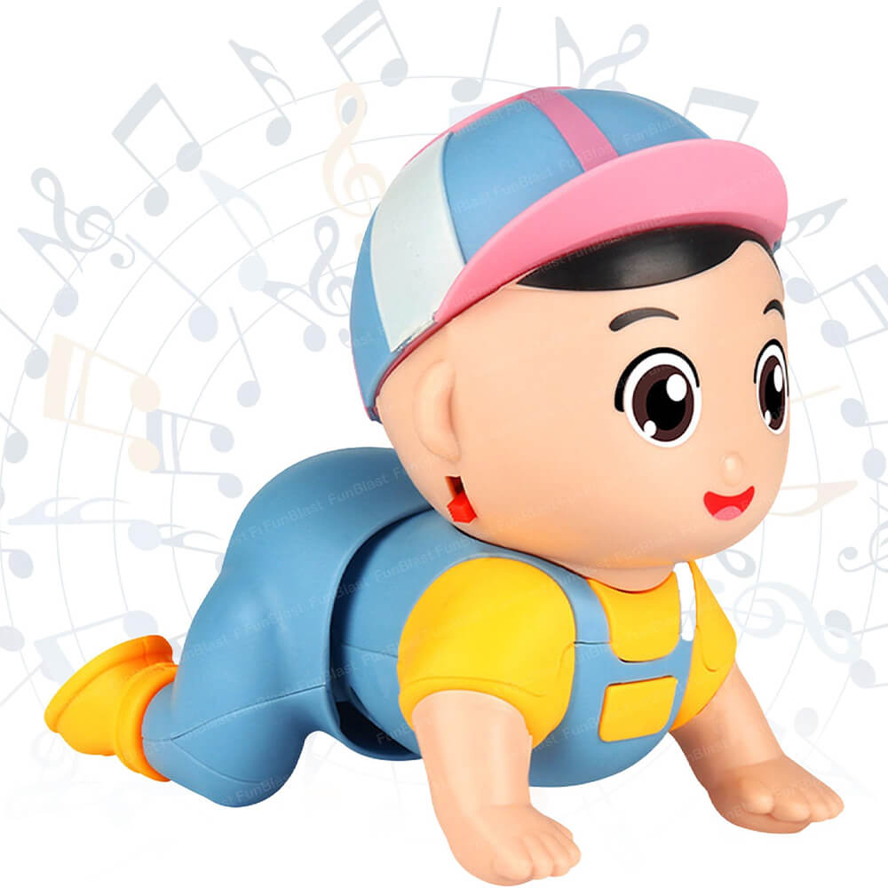 CUTE CRAWLING MUSICAL BABY TOY