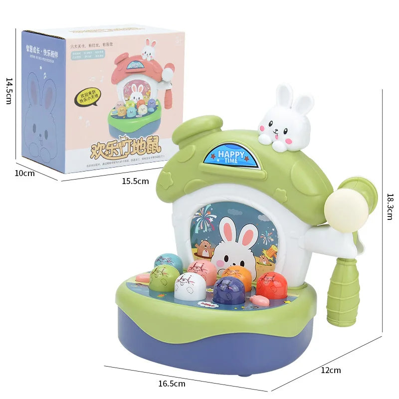 BABY EARLY EDUCATION HIT HAMSTER GAME WITH LIGHT AND SOUND