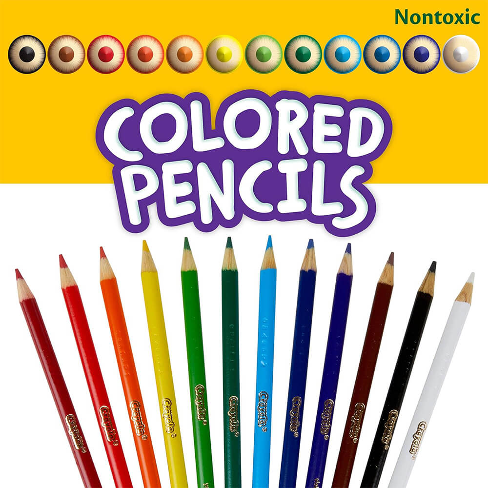 CRAYOLA COLORED PENCILS - PACK OF 12