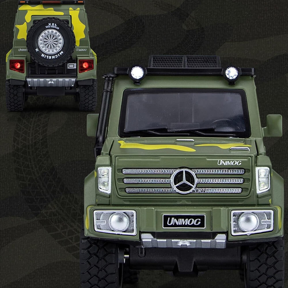 1:24 MERCEDES-BENZ UNIMOG U5000 ALLOY METAL DIECAST MODEL