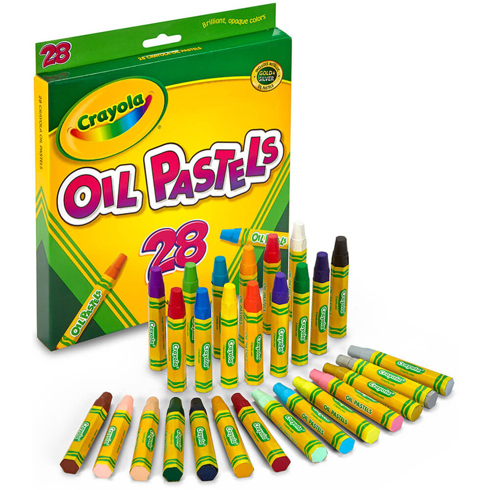 CRAYOLA OIL PASTELS COLOR  PACK OF 28