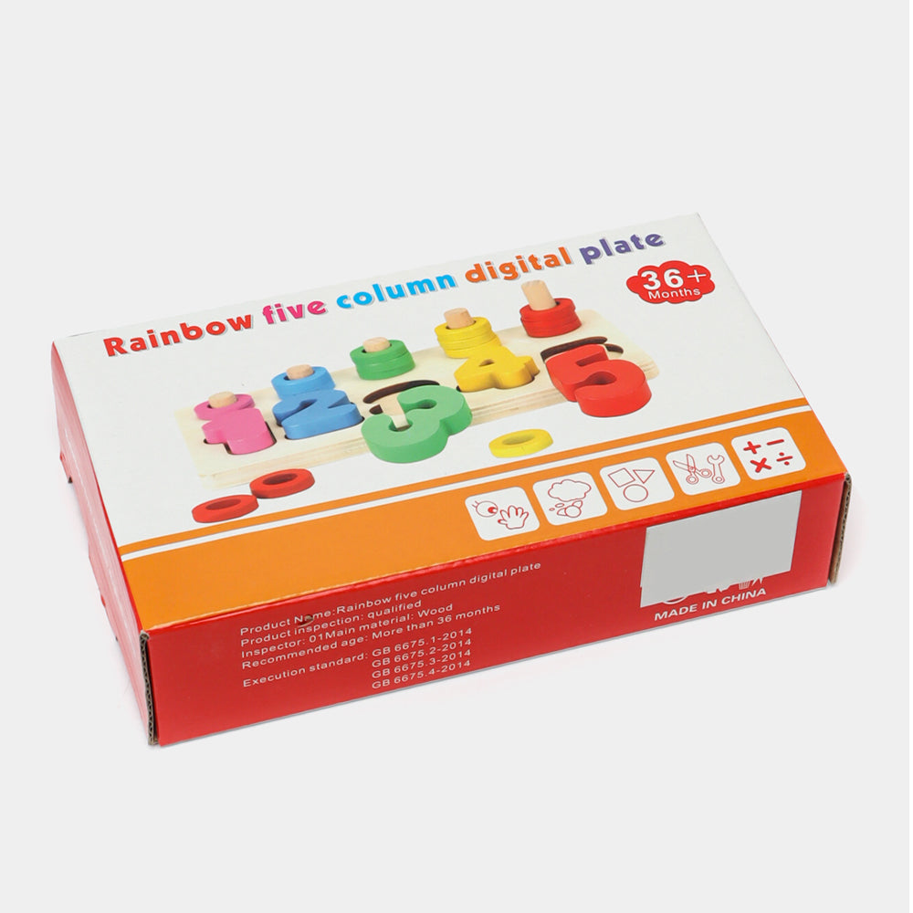 RAINBOW FIVE COLUMN DIGITAL EDUCATIONAL GAME