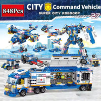 Thumbnail for CITY POLICE BUILDING BLOCKS - 848PC