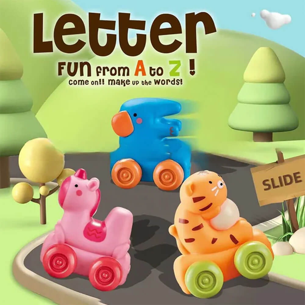 ANIMALS SHAPES LETTERS - 4 PCS