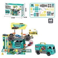 Thumbnail for DIY 2 IN 1 TRUCK TRACK FOR CARS CONSTRUCTION - 46PCS