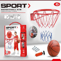 Thumbnail for MINI BASKETBALL HOOP RING NET SET