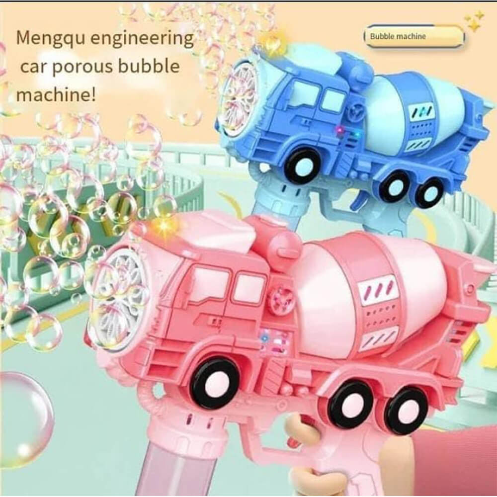 CONSTRUCTION TRUCK THEME BUBBLE GUN