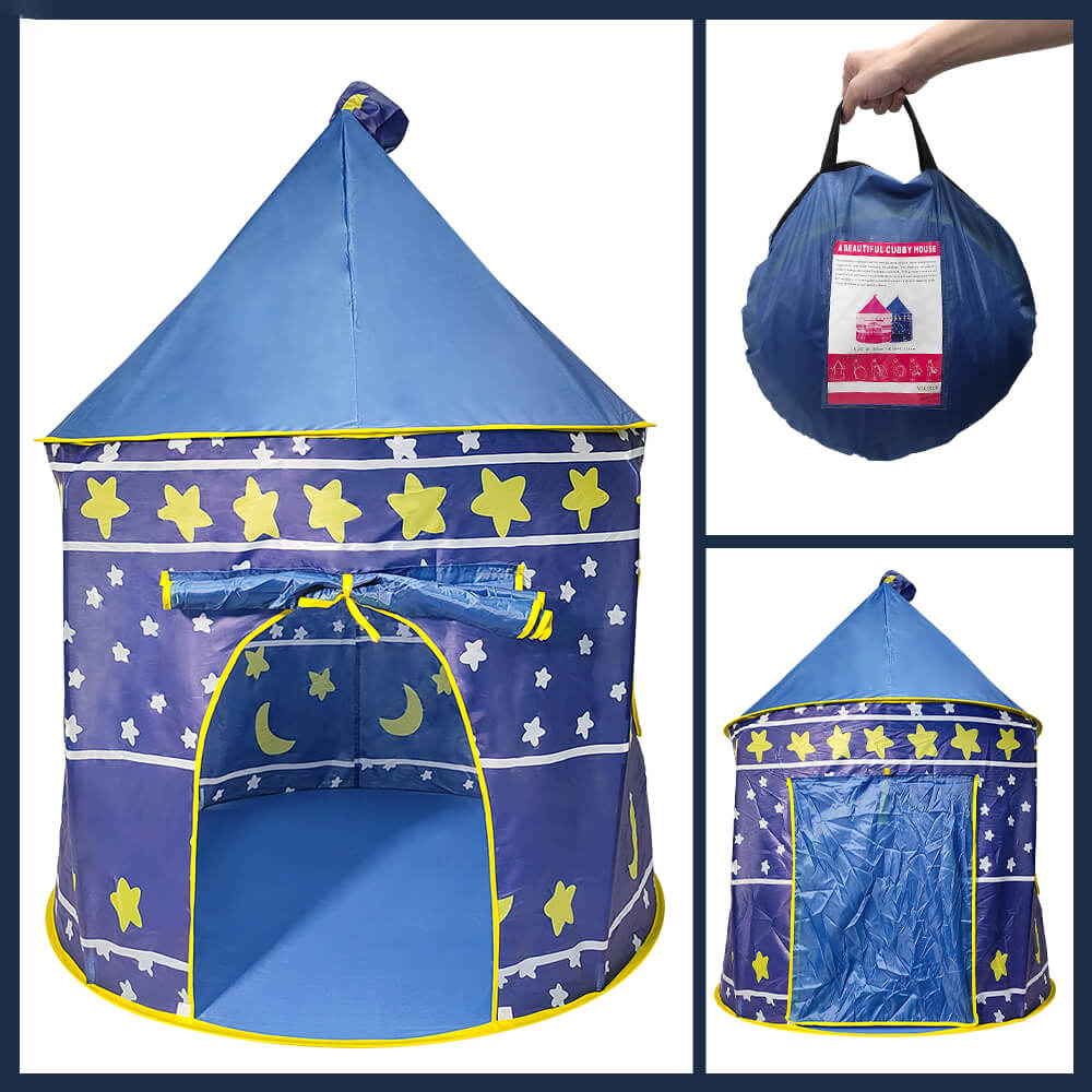 BEAUTIFUL CUBBY PLAY TENT HOUSE FOR KIDS