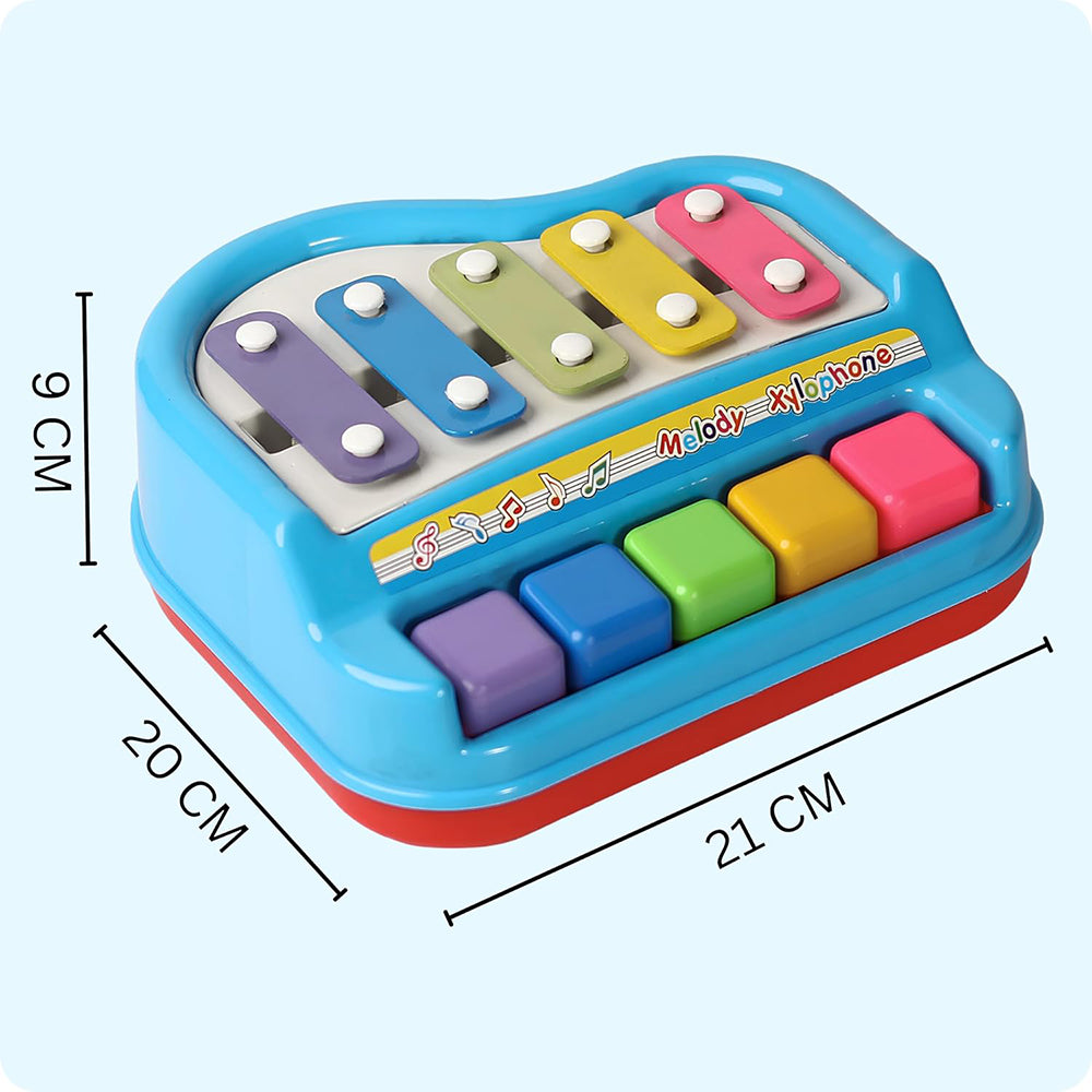 2 IN 1 PIANO & XYLOPHONE