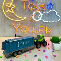 Thumbnail for REMOTE CONTROL TRANSPORT CITY TRAILER TRUCK FOR KIDS