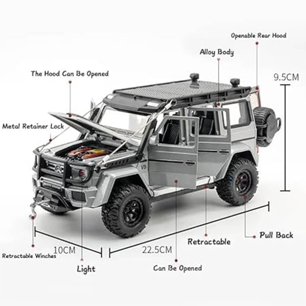 1:24 SCALE DIECAST MERCEDES-BENZ BRABUS G550-4X4