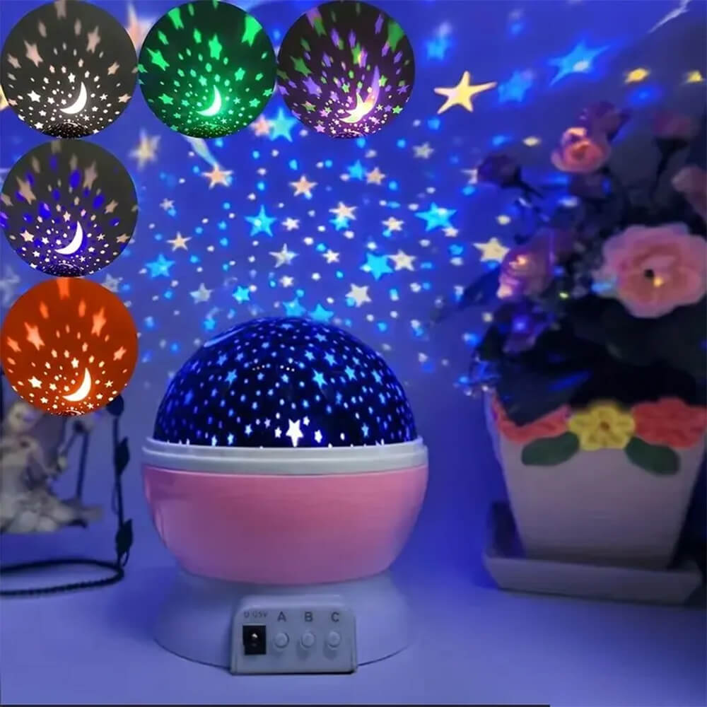 GALAXY PROJECTOR SKY ROTATING LED ROOM LIGHT