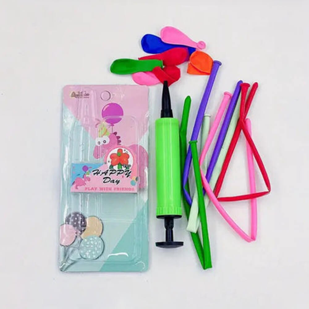 DIY MAGIC SHAPE BALLON SET WITH PUMP FOR KIDS