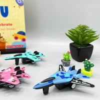 Thumbnail for MINI METAL AIRPLANE DIECAST MODEL - 4 PCS