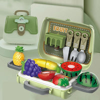 Thumbnail for FRUIT & VEGETABLES PORTABLE SUIT CASE PLAY SET