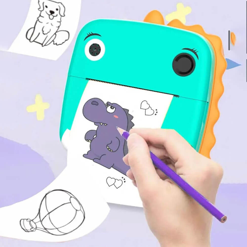 2 IN 1 UNICORN PORTABLE PRINTER & CAMERA FOR KIDS