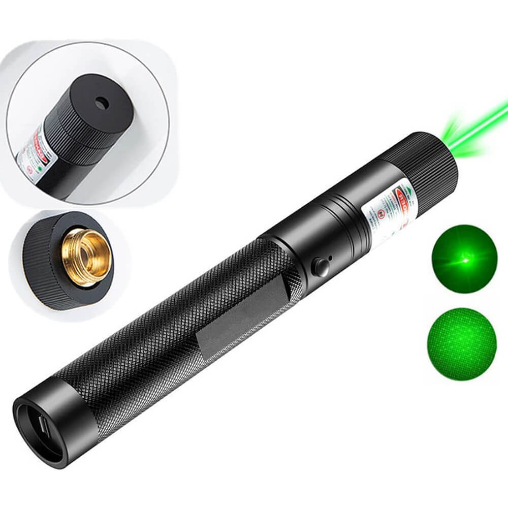 GREEN HEAVY RECHARGEABLE LAZER POINTER