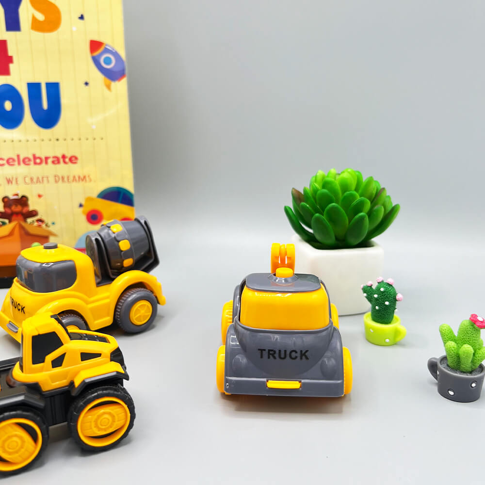 4 PCS - CONSTRUCTION TRUCK SERIES