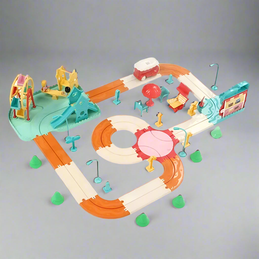 RAIL CAR ASSEMBLED TRACK SET