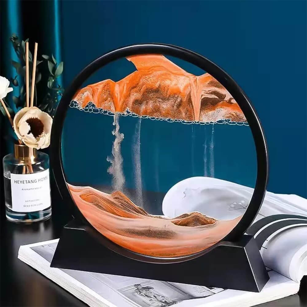 MESMERIZING 3D SANDSCAPE HOURGLASS ART