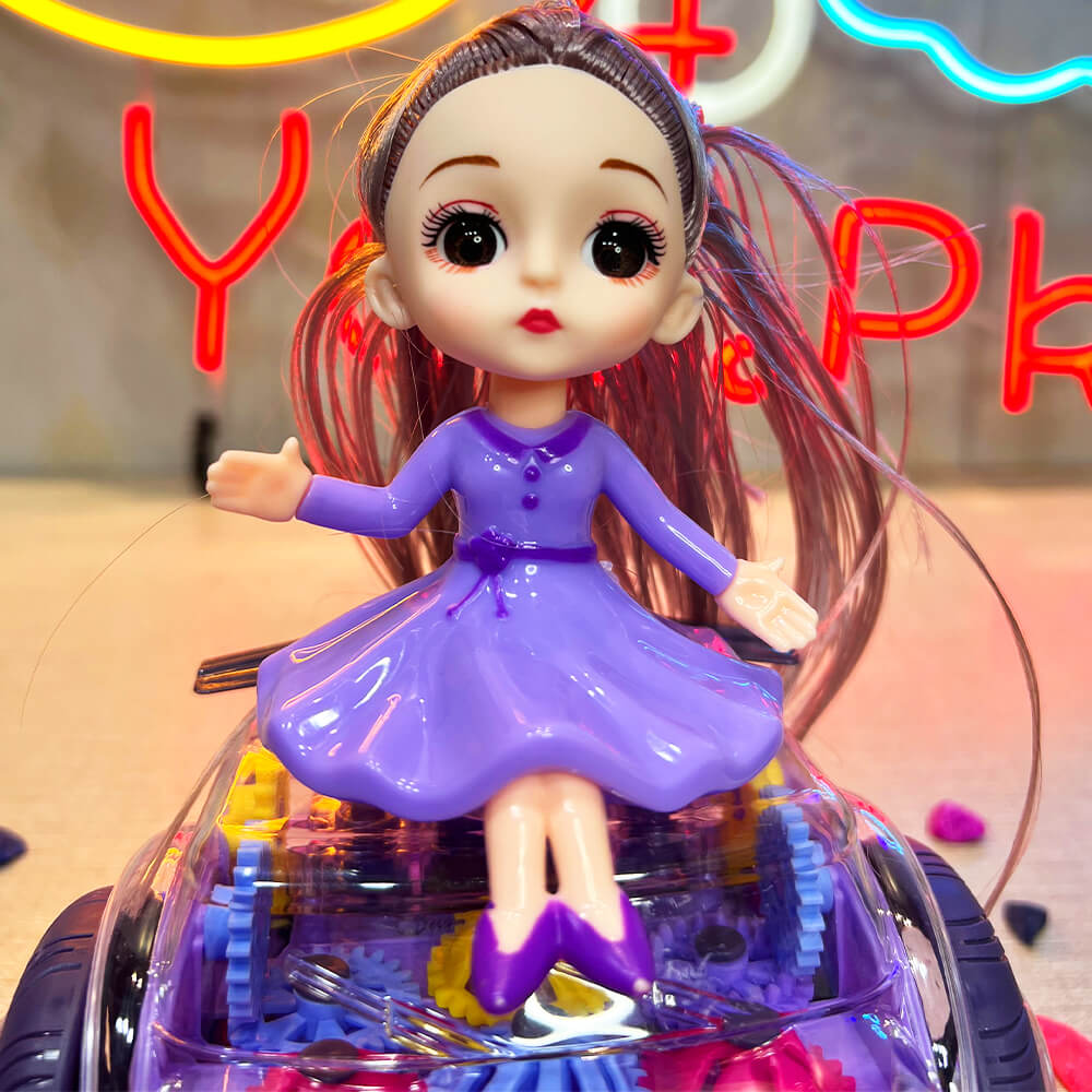 REMOTE CONTROL 360 ROTATING GIRL BALANCING CAR