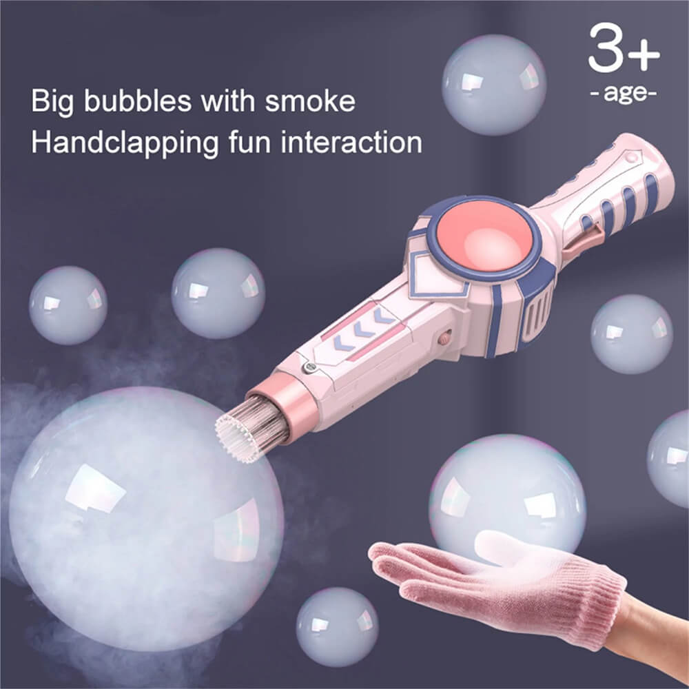 ELASTIC SMOG BUBBLE MAKER GUN