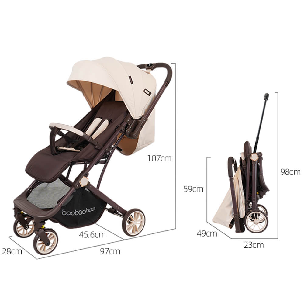 BAOBAOHAO MULTI FUNCTION LIGHT WEIGHT BABY STROLLER