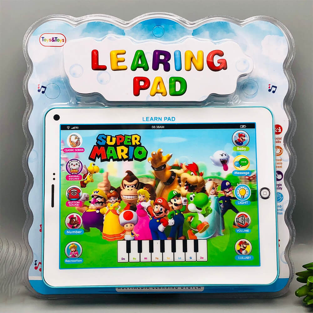 SMART & INTERACTIVE LEARNING PAD WITH LIGHTS & SOUND TOY