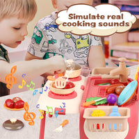 Thumbnail for 29 PCS 2 IN 1 STEREO KITCHEN PLAY SET FOR KIDS