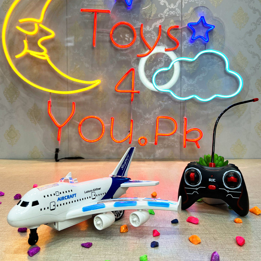 REMOTE CONTROL AEROPLANE FOR KIDS - RECHARGEABLE