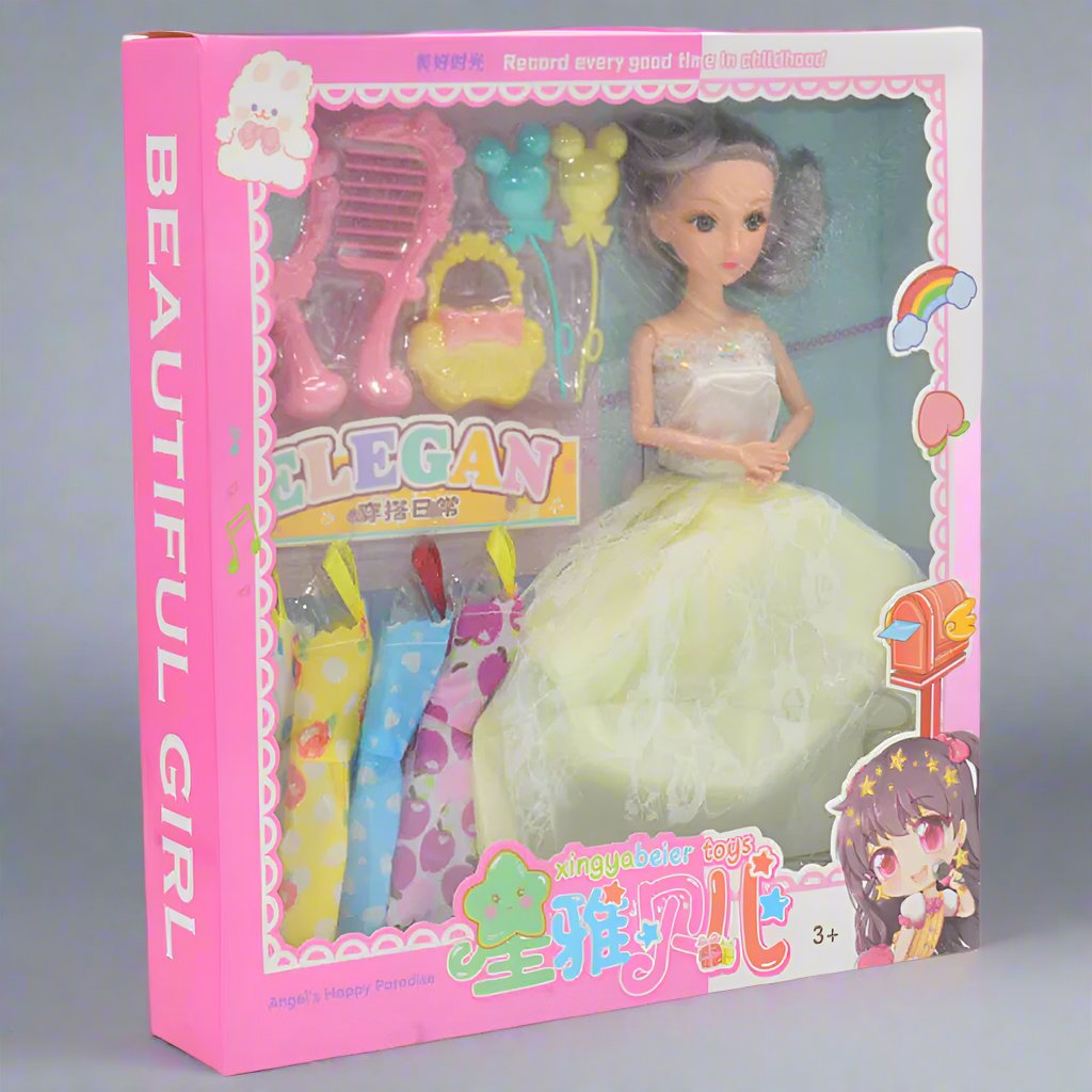 BEAUTIFUL PRINCESS DOLL WITH ACCESSORY