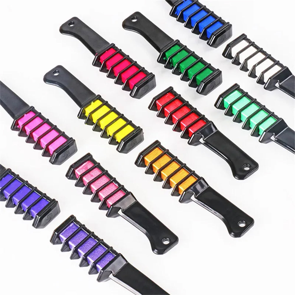 INSTANT BLENDABLE HAIR COLOR COMB - 6 PCS