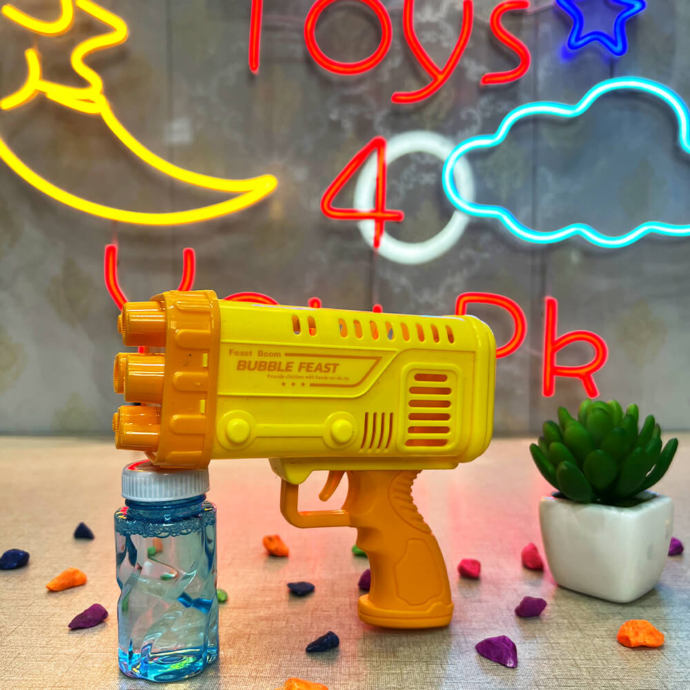 2 IN 1 BAZOOKA BUBBLE GUN