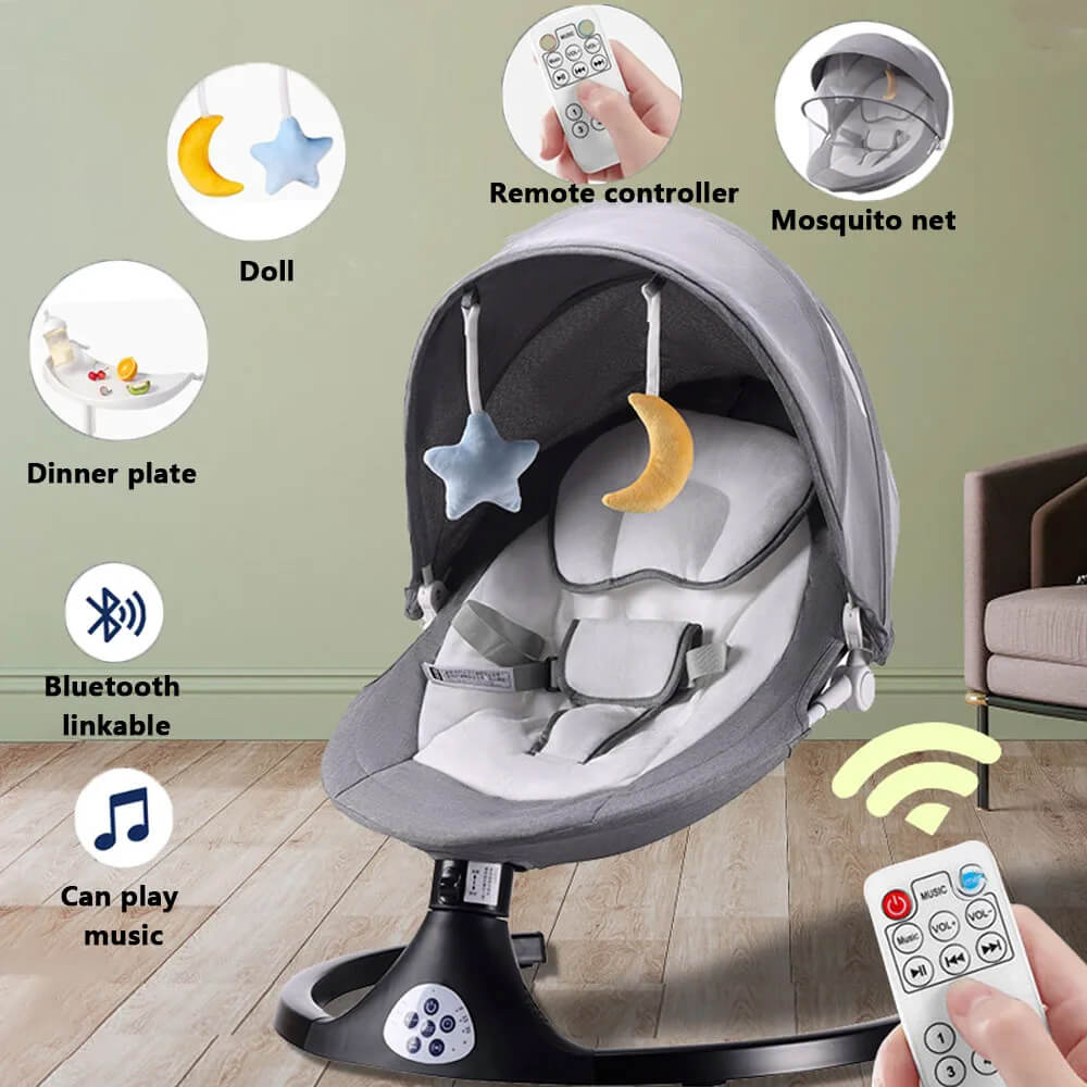 Swing Cradle Rocking Chair Baby Electric KIDILO