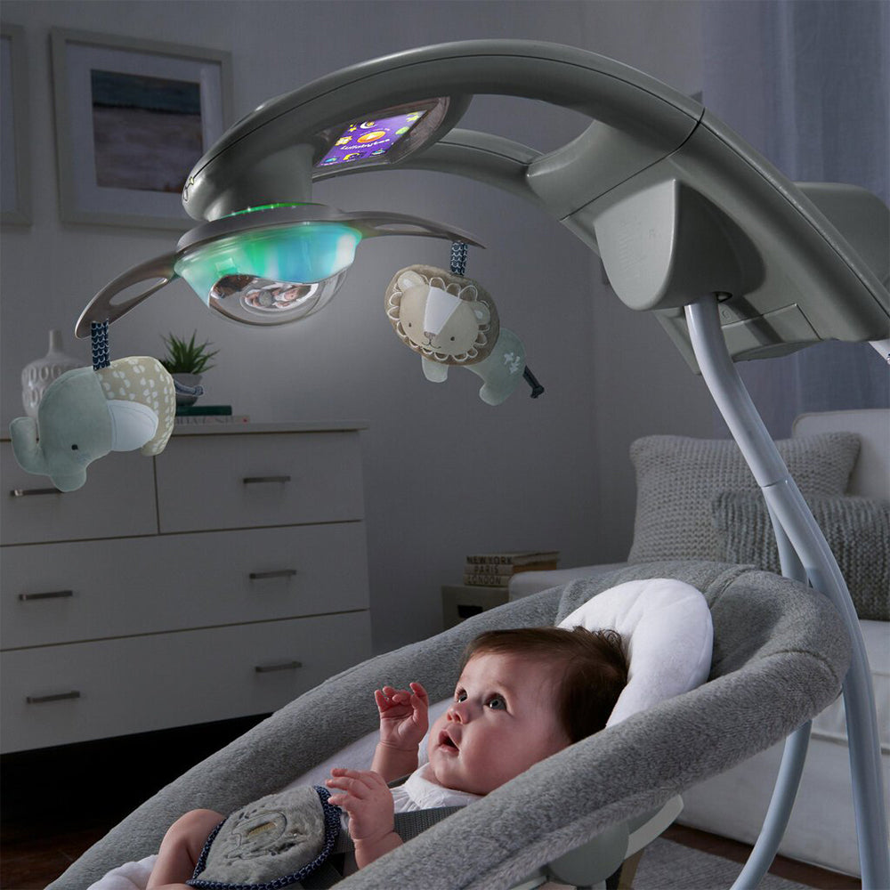 INGENUITY INLIGHTEN 2-IN-1 BABY SWING & ROCKER WITH COOL MESH, PEMBERTON