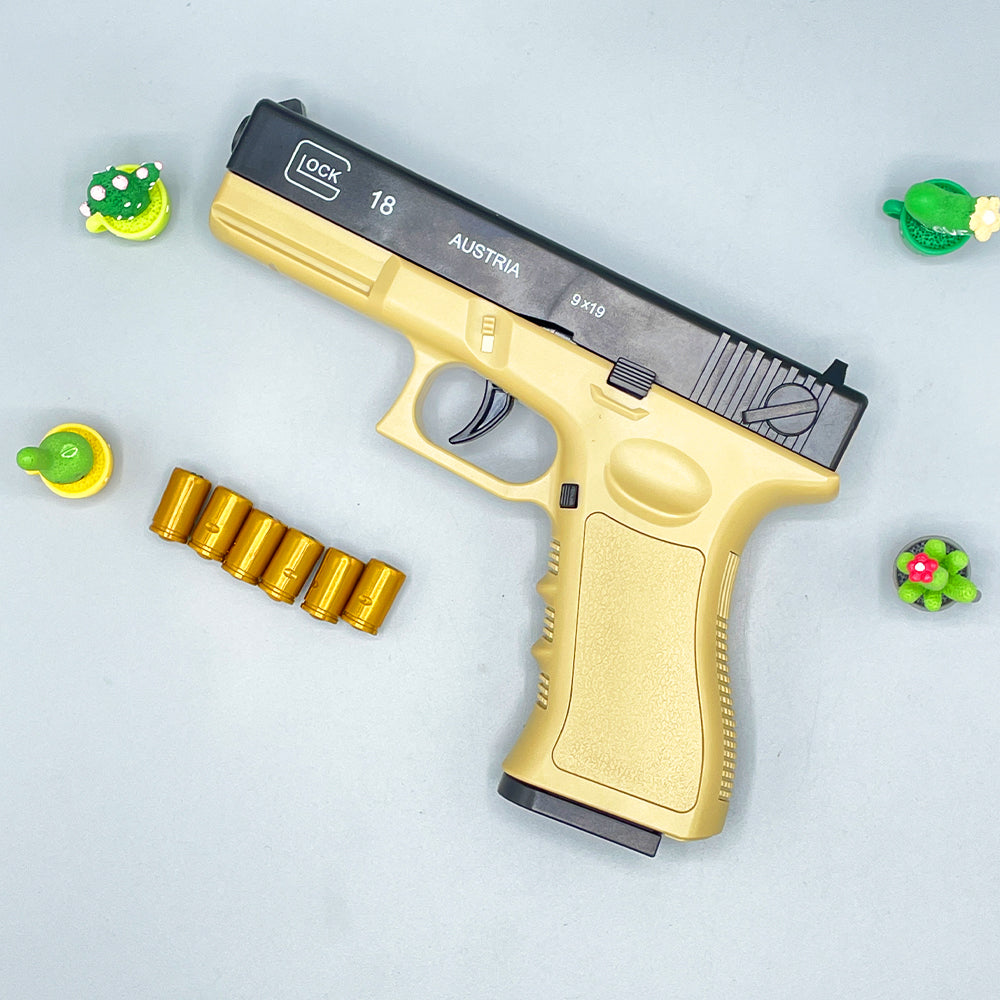 AUTOMATIC SHELL EJECTION SOFT BULLET GLOCK GUN