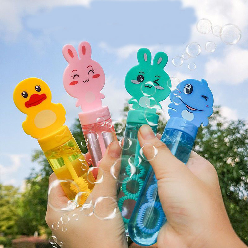 CARTOON MINI BUBBLE STICK TOY - PACK OF 3