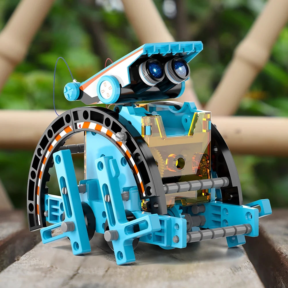 12 IN 1 LUCKY DOUG SOLAR ROBOT KITS FOR KIDS
