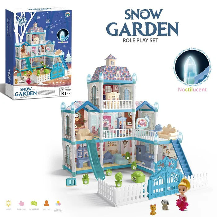 DIY SNOW GARDEN ROLE PLAY SET -191 PCS