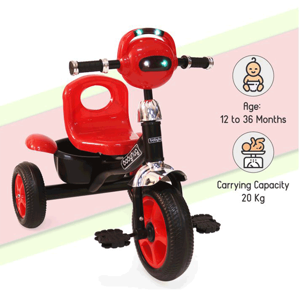 KIDS IMPORTED TRICYCLE WITH LIGHTS & MUSIC