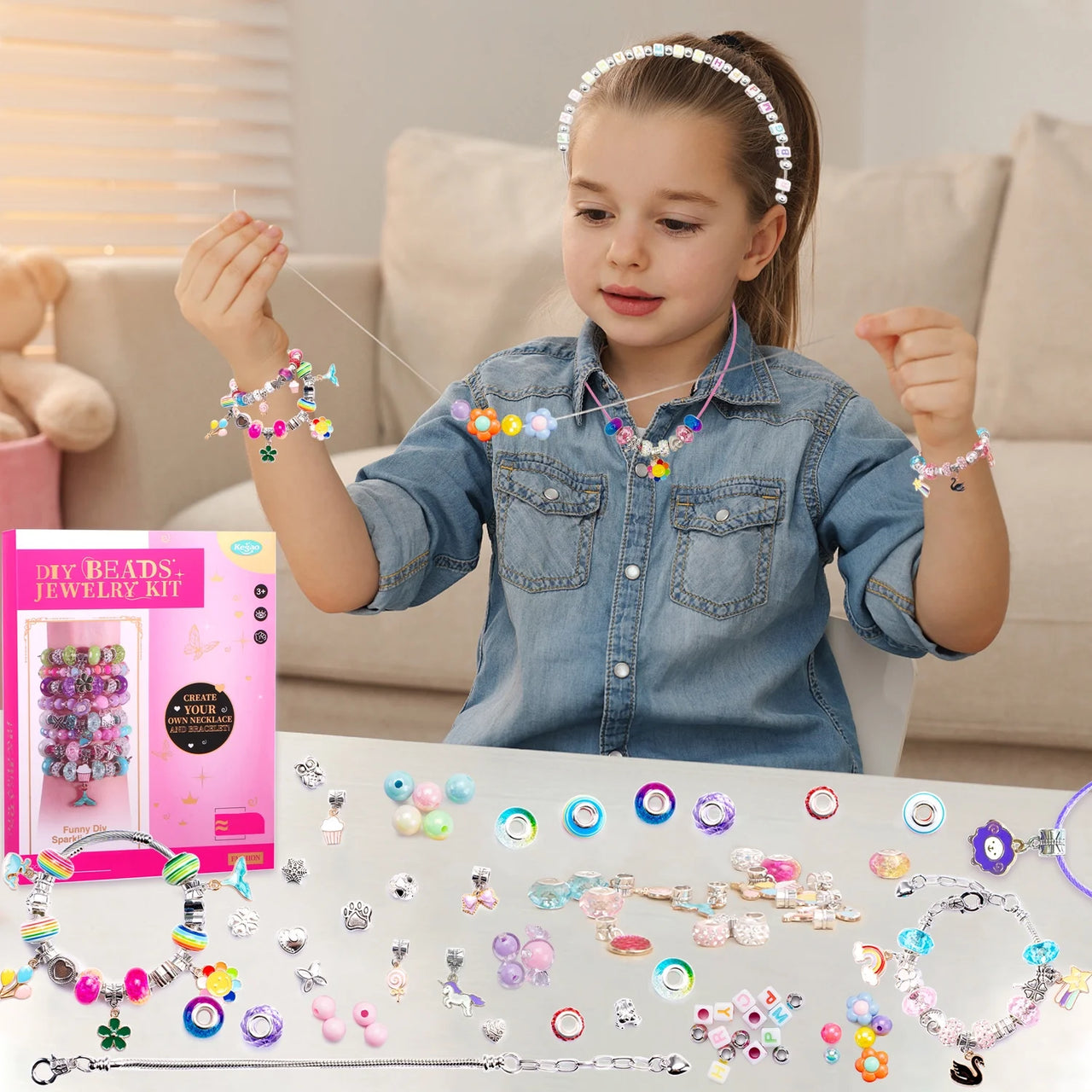DIY BEADS JEWELRY KIT