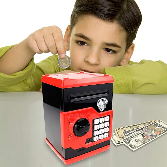 ELECTRONIC PIGGY BANK FOR SAVING MONEY